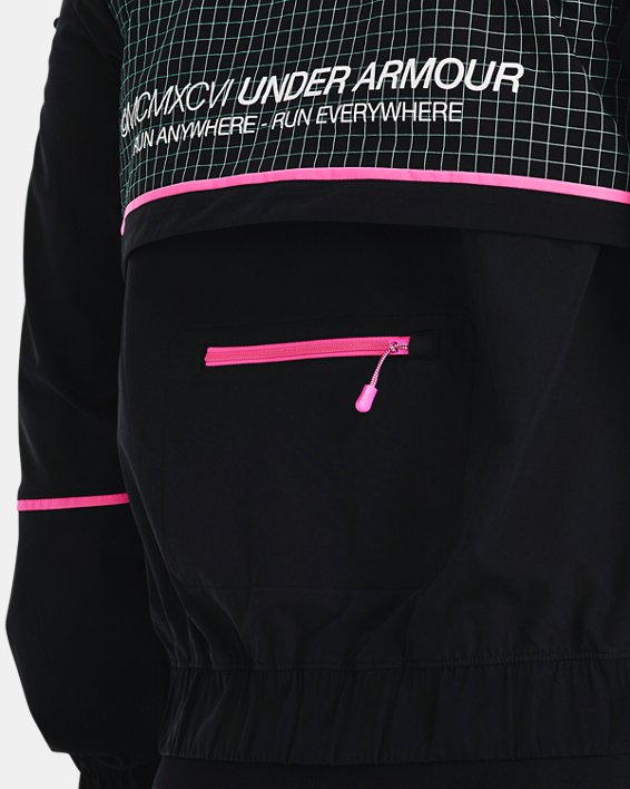 Women's UA Run Anywhere Storm Jacket in Black image number 5